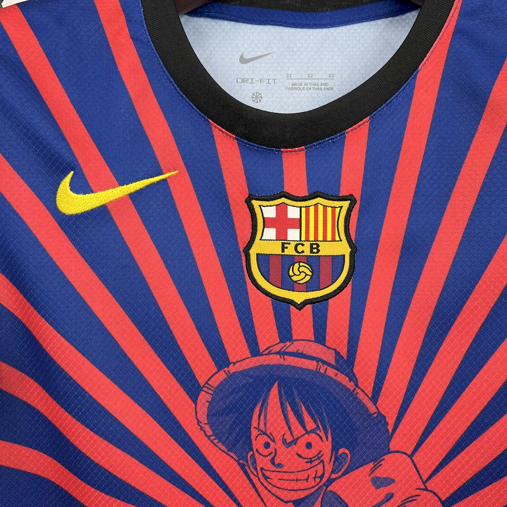 (NIÑO) CONJUNTO FC BARCELONA X ONE PIECE SPECIAL EDITION 2025/26