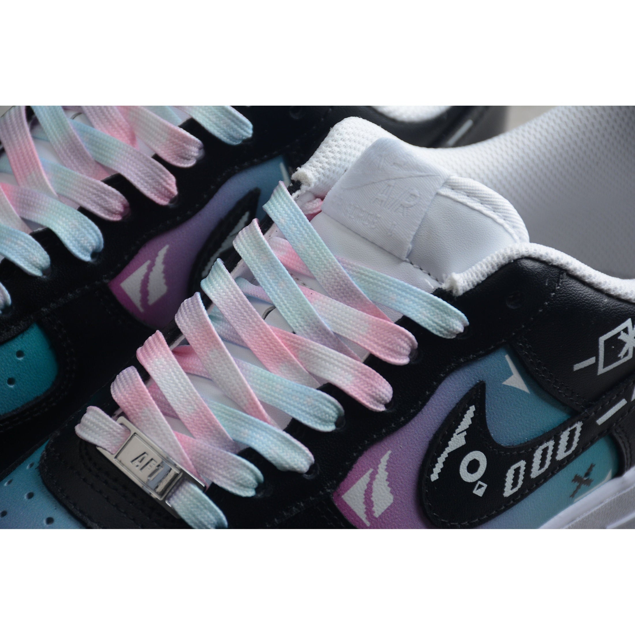 NEW AIR FORCE 1 BLACK AND PURPLE