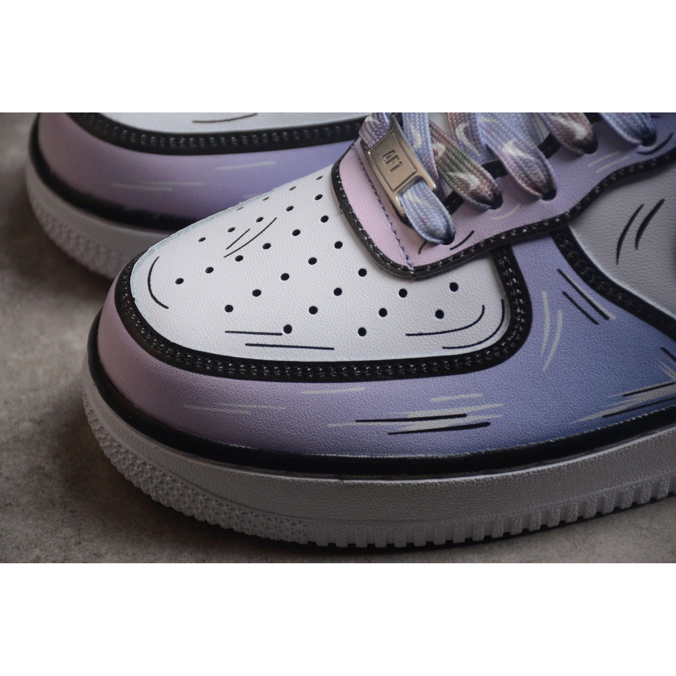 NEW AIR FORCE 1 PURPLE AND WHITE