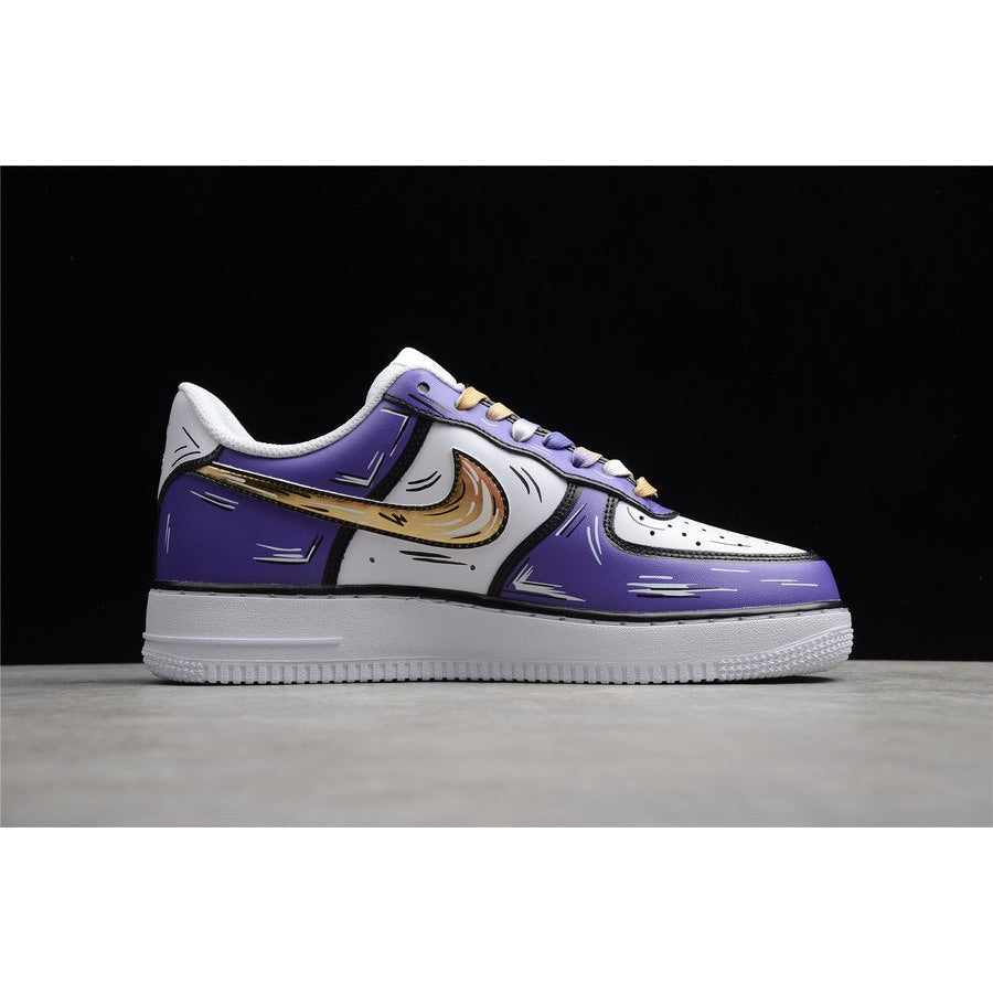 NEW AIR FORCE 1 PURPLE AND GOLD