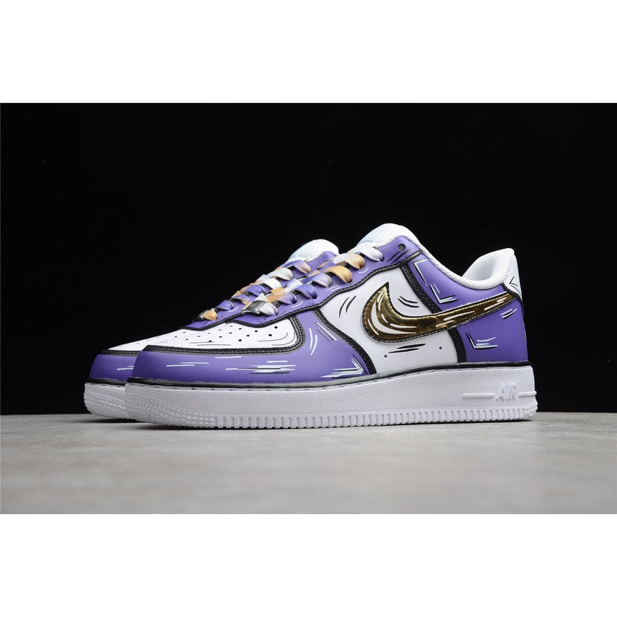 NEW AIR FORCE 1 PURPLE AND GOLD