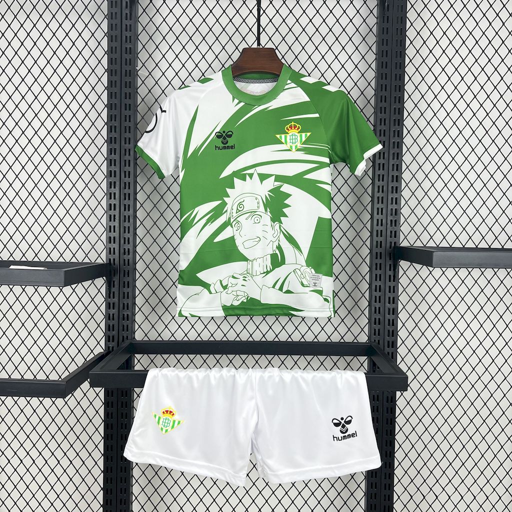 (NIÑO) CONJUNTO BETIS X NARUTO SPECIAL EDITION 2025/26