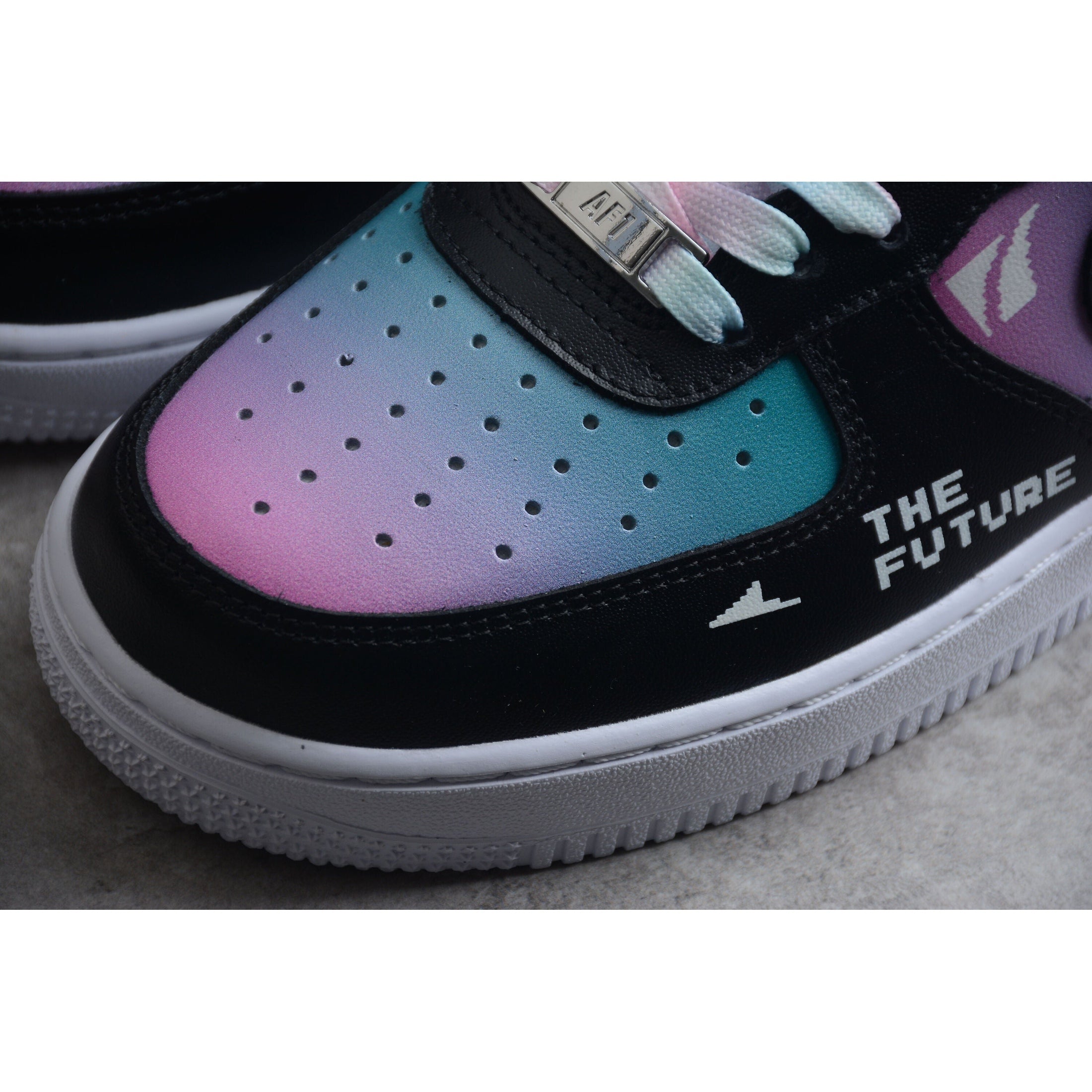 NEW AIR FORCE 1 BLACK AND PURPLE
