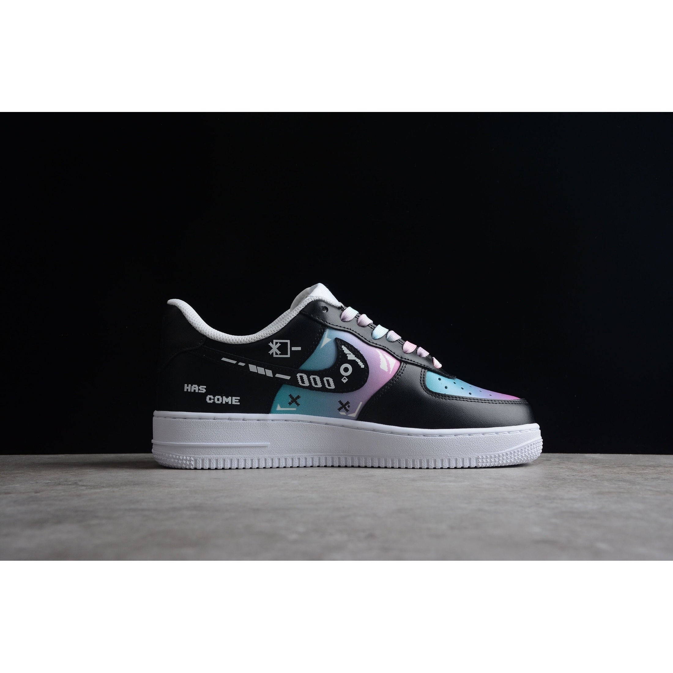 NEW AIR FORCE 1 BLACK AND PURPLE