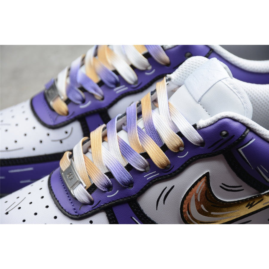NEW AIR FORCE 1 PURPLE AND GOLD